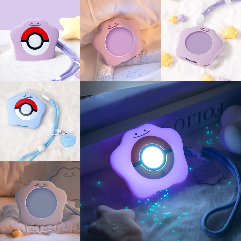 Ốp Bảo Vệ Silicon Mềm Cho Poke GO Plus + 2023 Có Dây Đeo Cổ Tay Và Kẹp Carabiner, Vỏ Bảo Vệ Tương Th