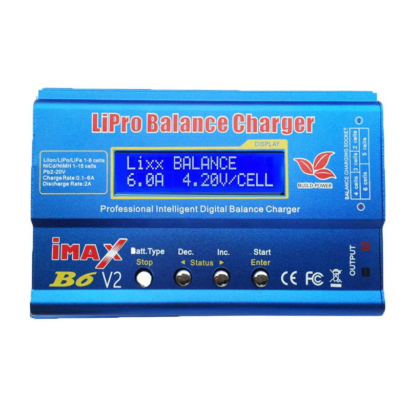 Bộ sạc cân bằng iMax B6 v2 được nâng cấp 80W cho pin Li-Po / Li-Fe / Ni-MH / Ni-Cd / Pb