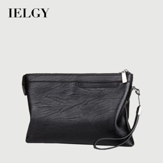 IELGY Men 's Clutch Business Túi đựng điện thoại di động thời trang nhẹ Ví dung tích lớn