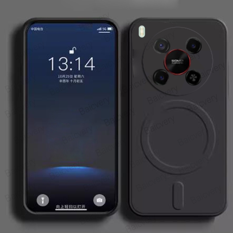Zte Nubia V70 MAX / V70 Design / V70 Vita / V70 Vỏ Ốp điện thoại TPU mềm có nhãn dán sạc không dây t