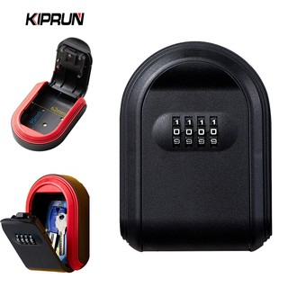 KIPRUN Hộp khóa chìa treo tường, hộp sắp xếp kết hợp 4 số, mật khẩu bảo mật cho cửa hàng, nhà nghỉ mát, ô tô