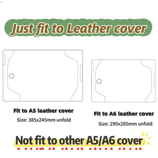 Bao Da Pvc Trong Suốt Dành Cho Notebook A5 / A6