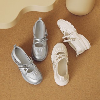  Giày đế bằng Agsdon Nữ Phong cách mới Giày Mary Jane Phong cách thể thao Giày ba lê thoải mái 