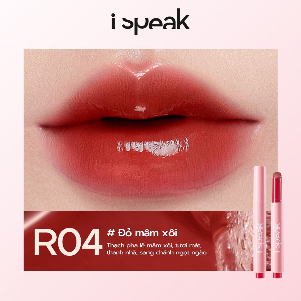 Ispeak-THƯƠNG HIỆU ĐẦY SỨC THANH XUÂN CỦA MISTINE  Son dưỡng có màu dạng thỏi bấm Ispeak 2g,lip | BigBuy360 - bigbuy360.vn