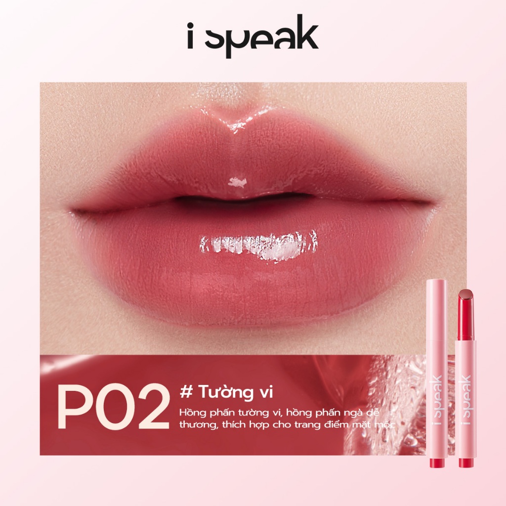 Ispeak-THƯƠNG HIỆU ĐẦY SỨC THANH XUÂN CỦA MISTINE  Son dưỡng có màu dạng thỏi bấm Ispeak 2g,lip | BigBuy360 - bigbuy360.vn