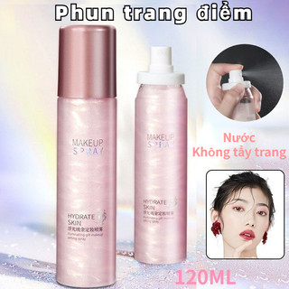  Xịt Khoá Make Up Hàn 120ML Xịt trang điểm Xịt dưỡng ẩm dưỡng ẩm Xịt thiết lập xịt kiểm soát dầu sảng khoái 