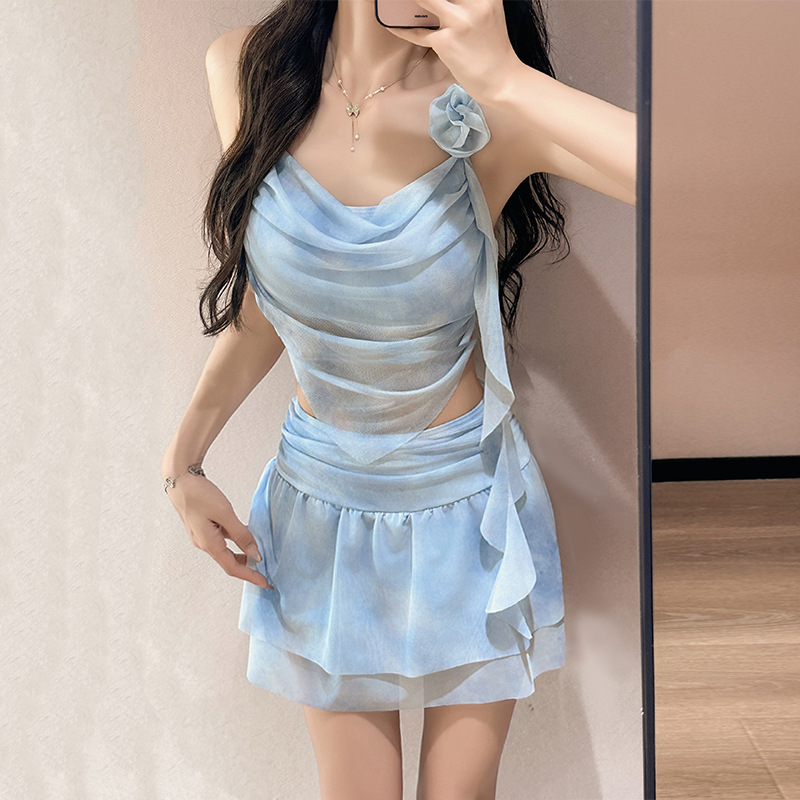 U Gonna S Bơi Phù Hợp Với Nữ Hai Mảnh Đệm Cao Cấp Không Tay Gợi Cảm Dễ Thương Trang Phục Đi Biển Thời Trang Quần Áo Xanh Thanh Lịch Ootd Thiết Kế Mới 2025 | BigBuy360 - bigbuy360.vn