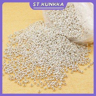 St.kunkka [GIÁ SỈ] Bạc S925: Bi bạc tròn 2-4mm bạc 18K Hạt2-4mm