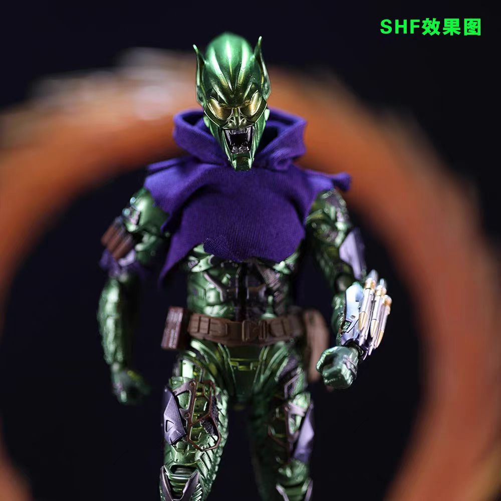 Shf Hasbro ml Green Demon Spiderman Heroes No Return Áo bị hư hỏng không có mẫu