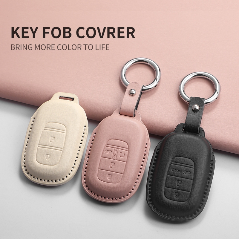 Honda Civic FE HRV 2024 2025 Accord crv Keyless / Push Start Mới Từ Xa Da Ô Tô Chìa Khóa Bao Da Civi