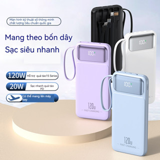 Sạc dự phòng, dung lượng 30000mAh, phù hợp với mọi loại điện thoại di động, sạc siêu nhanh 120W