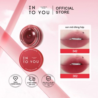 Into YOU jar son bùn môi chống dính cốc kép son môi bùn môi 5g