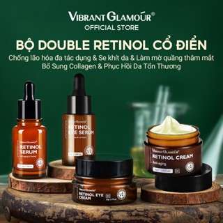  Bộ Retinol dưỡng da ban đêm VIBRANT GLAMOUR Chống lão hóa Chống nhăn Làm sáng và Trắng da 4pcs 