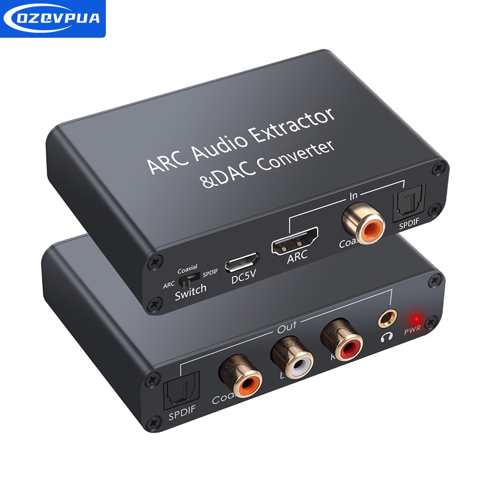 Bộ trích xuất âm thanh ARC Bộ chuyển đổi âm thanh HDMI ARC Bộ chuyển đổi âm thanh DAC Bộ chuyển đổi 