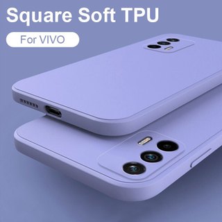 Ốp điện thoại dẻo cạnh vuông nhiều màu cho Vivo X200 X100 Pro V50 V40 Lite Y03 Y03T Y02 Y02T Y11 Y12 Y12i Y17 Y15 Y15S Y16 Y17S Y18 Y19 Y19S Y31 Y51 Y51A Y53S Y20 Y20i Y20S Y12S Y30 Y30i Y50 Y21 Y21S Y21T Y33S Y33T Y28 Y28S Y29 Y39