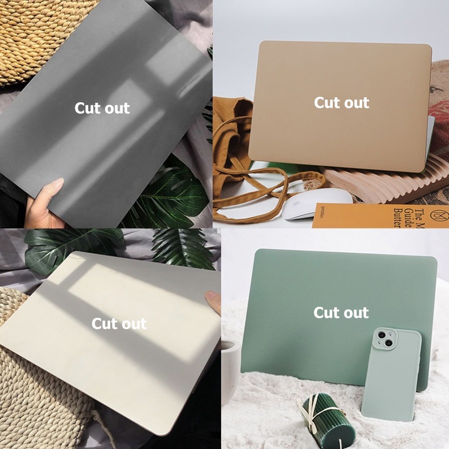 Vỏ Bảo Vệ Bàn Phím Cứng Màu Đậu Xanh Lá Cho Macbook pro M4 M3 Air  13 15 M1 M2 A3401 A3402 A3241 A32