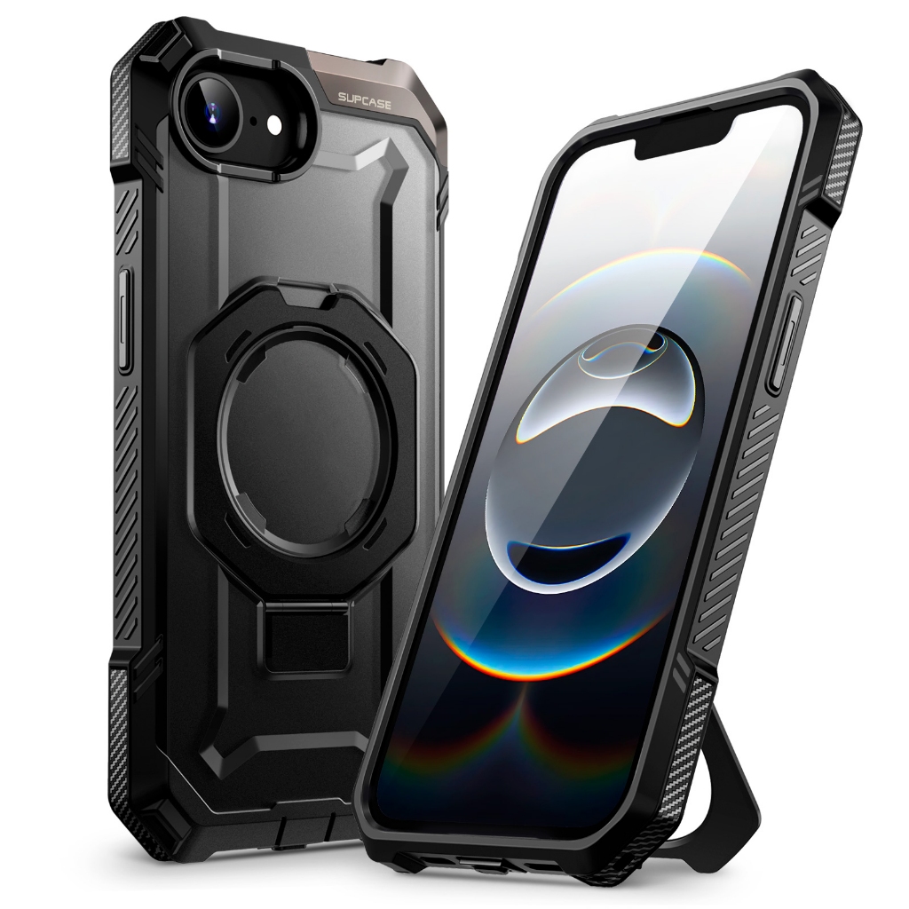 Supcase Unicorn Beetle Grip cho iPhone 16e Ốp lưng có giá đỡ MagSafe Bảo vệ chống rơi cấp quân sự Vỏ