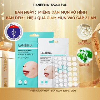 Miếng Dán Hỗ Trợ Giảm Mụn Ban Đêm Lanbena Cao Cấp