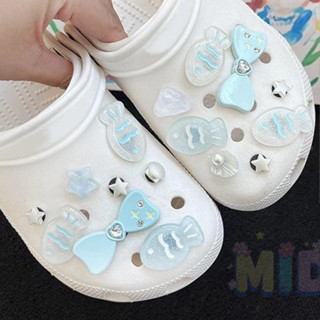  Jibbzz charm Cross Cá Nhỏ Ocean Series Sandal diy Phụ Kiện Chéo Lỗ Giày Trang Trí Dép Khóa Giày 