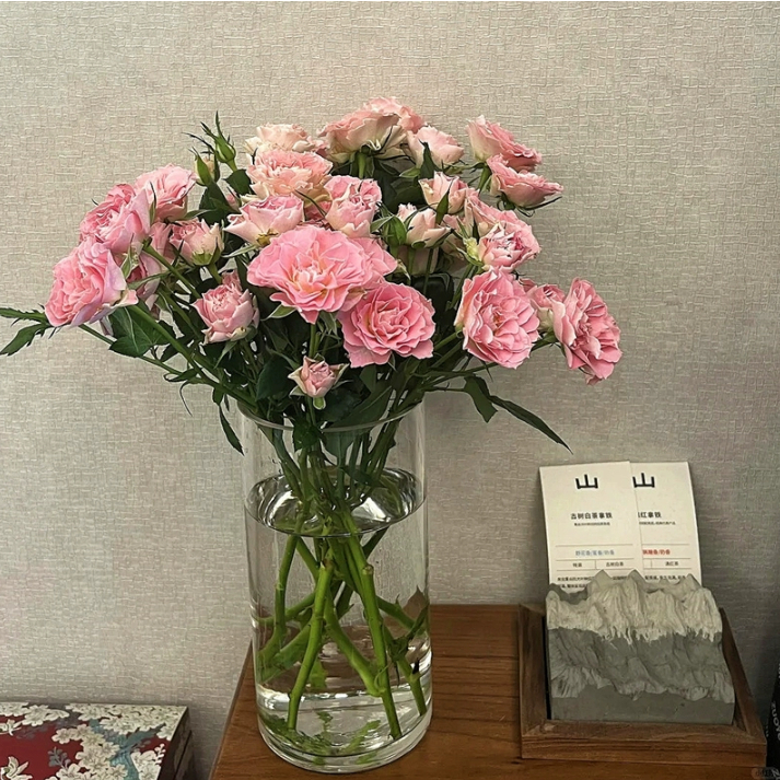 Acrylic Transparent Vase Living Room Decoration Modern Style