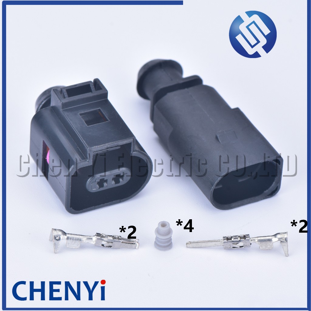 2 chân 1.5mm 1J0973802 1J0973702 Nam hoặc nữ Cảm biến nhiệt độ tự động phích cắm van giảm phát đầu n