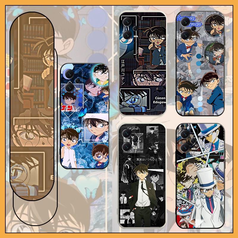 Ốp Lưng Cho xiaomi POCO C40 C65 C75 F3 F4 F5 F6 GT PRO 4G 5G Conan Edogawa TPU Matte Case Bìa Mềm