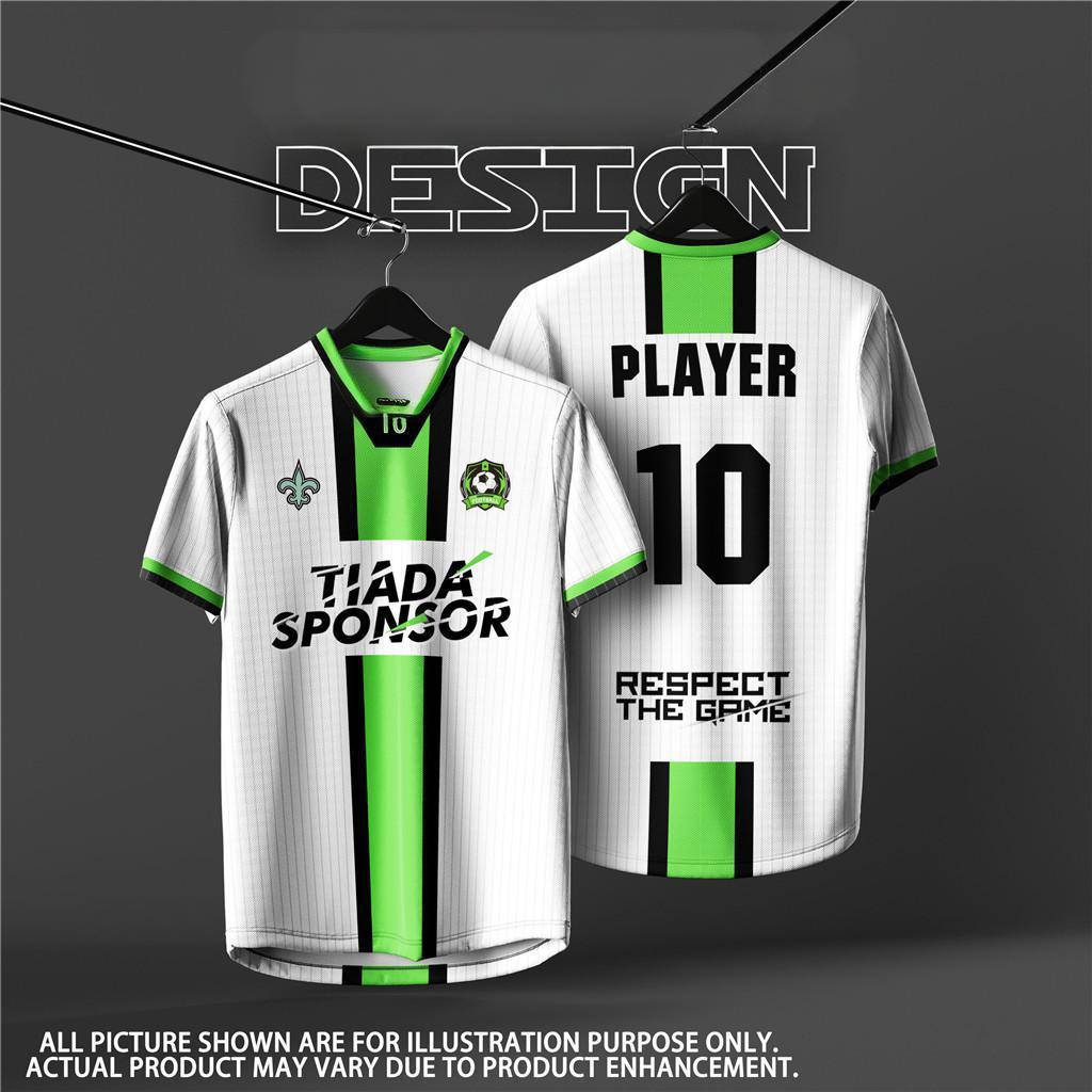 TIADA NFL phiên bản Futsal Football Baju Jersey Tên tùy chỉnh Áo thun thể thao vải thoáng khí