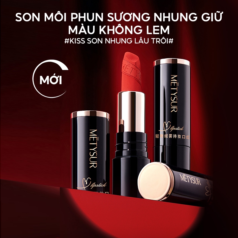 Imagic Velvet Matte Lipstick Màu mờ lâu trôi Không dễ vết bẩn Cup Son bóng