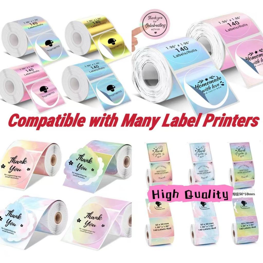 Dành cho Marklife P50 Phomemo M110 / M220 / M200, QLabel E210 Clabel 221B Máy in nhãn dán nhiệt màu 