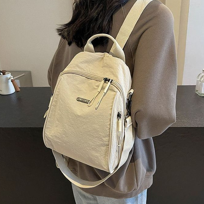 Ba lô đa chức năng phong cách Nhật Bản đơn giản chất lượng cao Thời trang nữ sinh viên phong cách giản dị Túi đeo vai dung tích lớn cầm tay