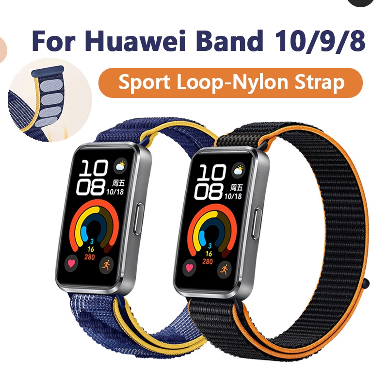 Dây đeo Nylon Loopback cho Huawei Band 10 / 9 / 8 Vòng đeo tay cho Huawei Band 10 Band 9 Band 8 Dây 