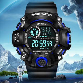 [JP4] Đồng hồ chống nước phát sáng cho trẻ em Đồng hồ điện tử quay số Đồng hồ đeo tay đa chức năng cho bé trai và bé gái