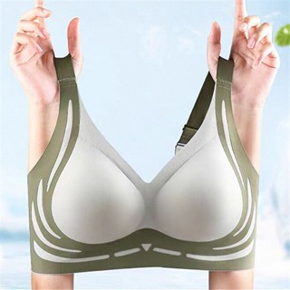 [Sẵn sàng] Áo ngực nữ trẻ gợi cảm cỡ lớn Áo ngực không dây liền mạch Quần lót nữ Đồ lót nữ