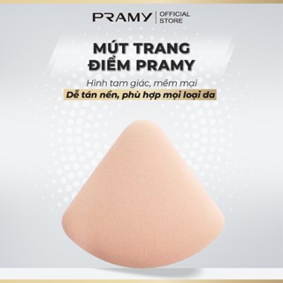 Mút trang điểm PRAMY hình tam giác cỡ lớn kèm hộp chắc chắn