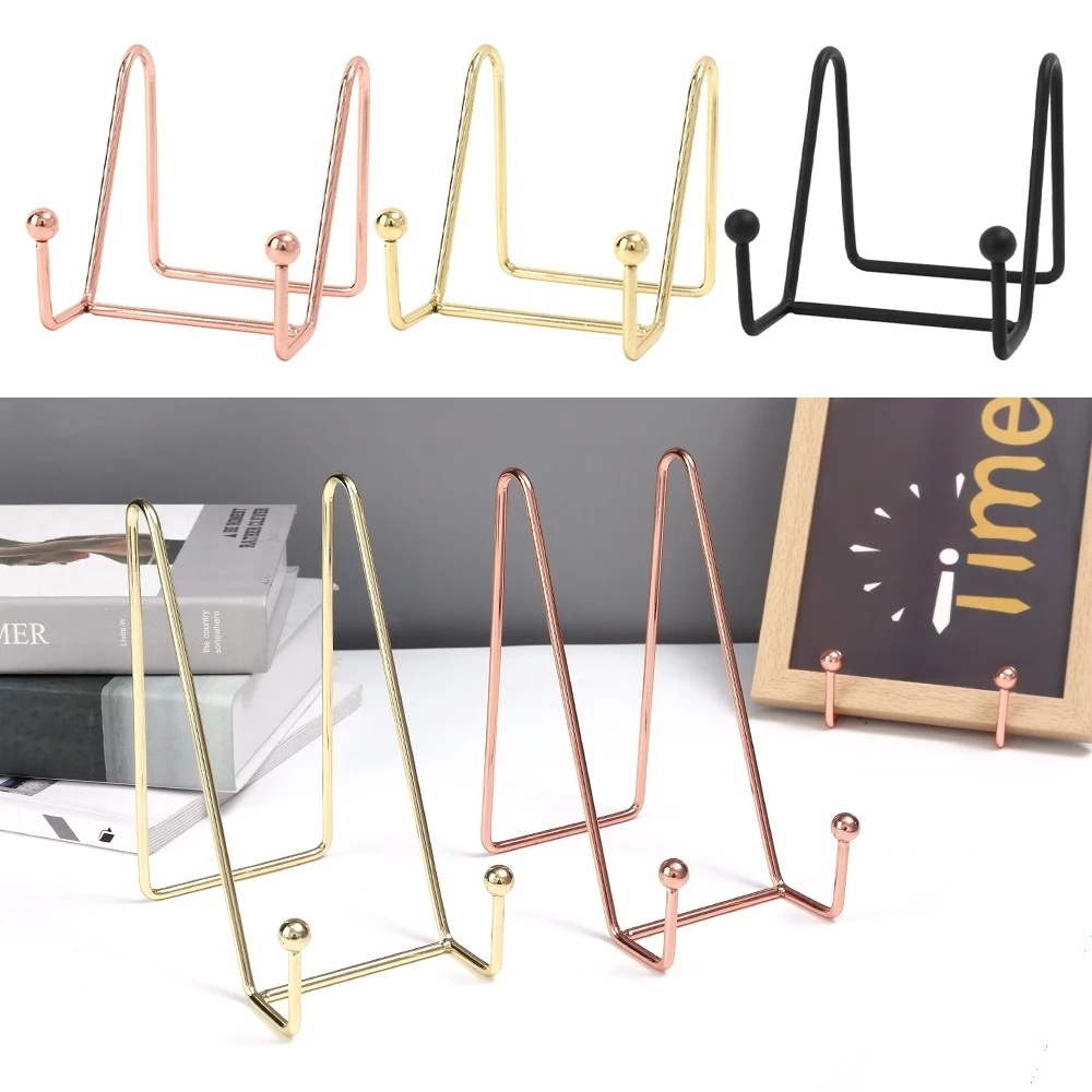 [PT07]Khay sách Bắc Âu sáng tạo đa chức năng trưng bày giá đỡ sắt / giải thưởng & quà lưu niệm & giá đỡ trưng bày ảnh / giá đỡ lưu trữ hình học máy tính để bàn
