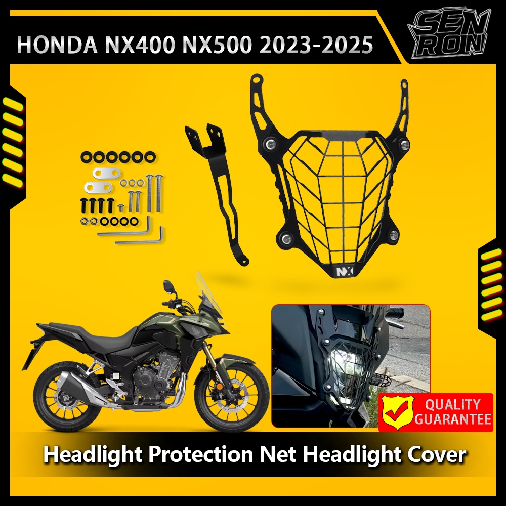 Dành Cho Xe Honda NX400 NX500 2024 Nx 400 500 2025 500NX 400NX Xe Máy Phụ Kiện Đèn Pha Lưới Tản Nhiệ