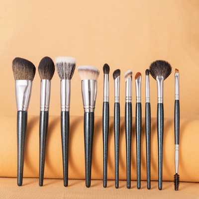 【OVW】 11 Chiếc Star Blue eye shadow Brush Bộ Bàn Chải Độ Bóng Cao ZH00041