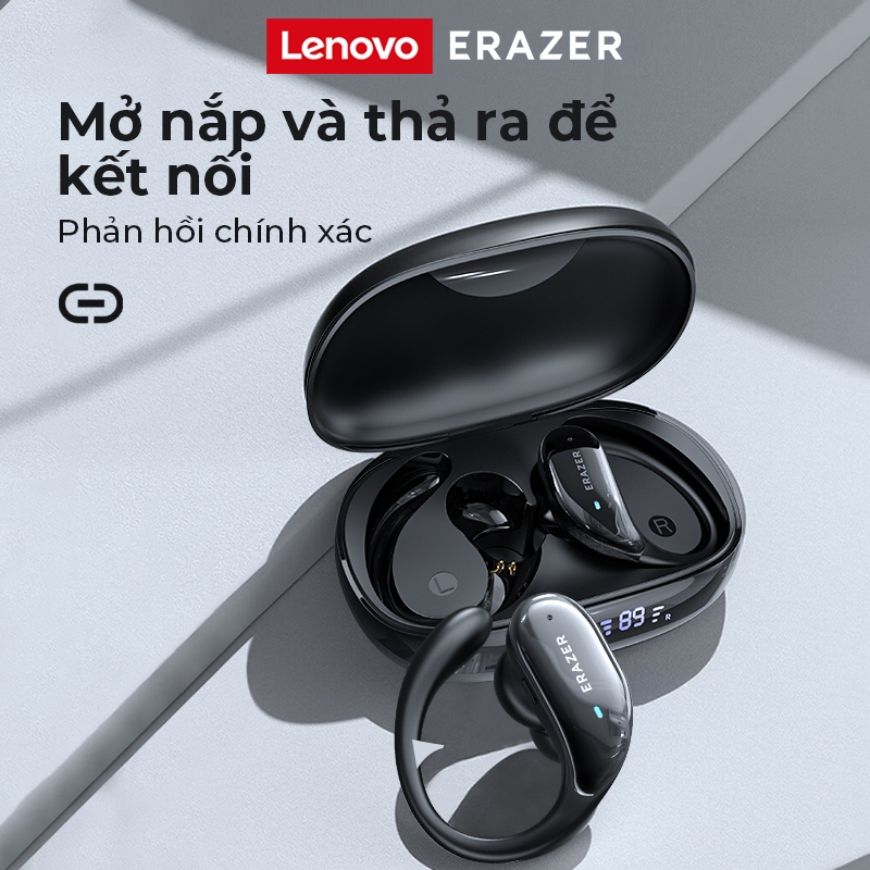 Lenovo ERAZER XT80 Pro Tai Nghe Phiên Dịch Thể Thao Phiên Dịch AI Thông Minh Bluetooth 5.4 TWS Âm Thanh HIFI  Micro Khử Ồn ANC  Chống Nước, Đèn LED Thiết Kế Độ Trễ Thấp | BigBuy360 - bigbuy360.vn