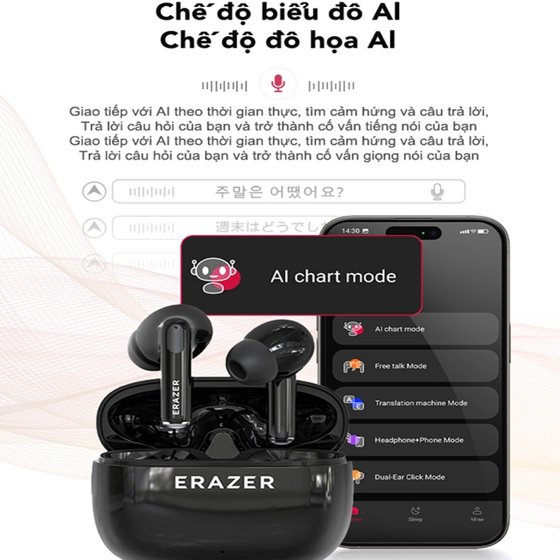 Lenovo Erazer XT69 Pro Tai Nghe Phiên Dịch Bluetooth 5.4  Tai Nghe Chơi Game Thể Thao Chống Nước Giảm Tiếng Ồn Có Micrô | BigBuy360 - bigbuy360.vn