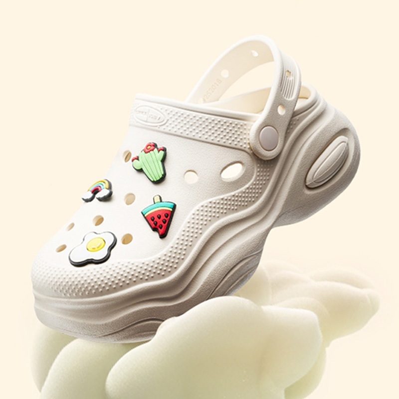 Xtep Nữ Giày Thường Ngày Mùa Hè  Thời Trang Nhẹ Đế Dày Stream-crossing Đi Biển Dép Giày Thường Ngày