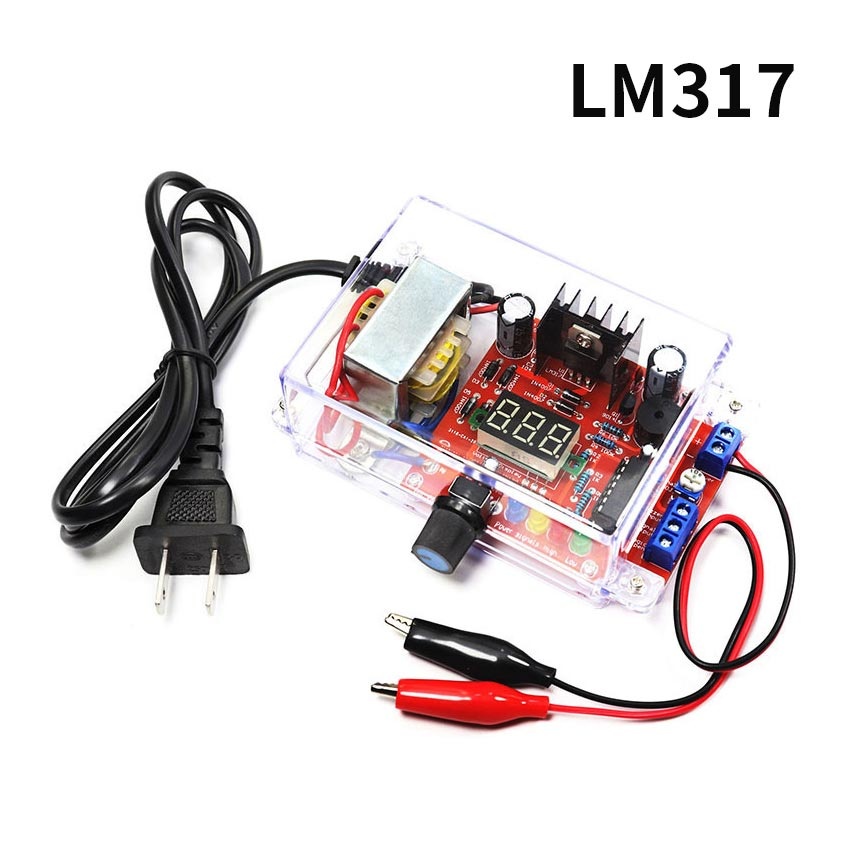 LM317 Có Thể Điều Chỉnh Nguồn Điện DIY Bộ Điện Tử Điều Chỉnh Điện Áp PCB Ban 110V 220V 12V Ổn Định