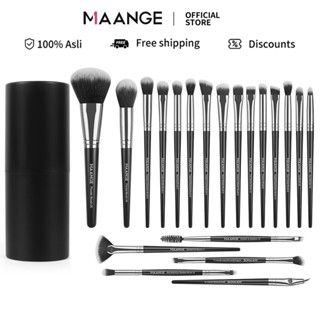 Bộ 20 cọ makeup MAANGE lông mềm cao cấp kèm hộp đựng cọ trang điểm cầm tay 5748H
