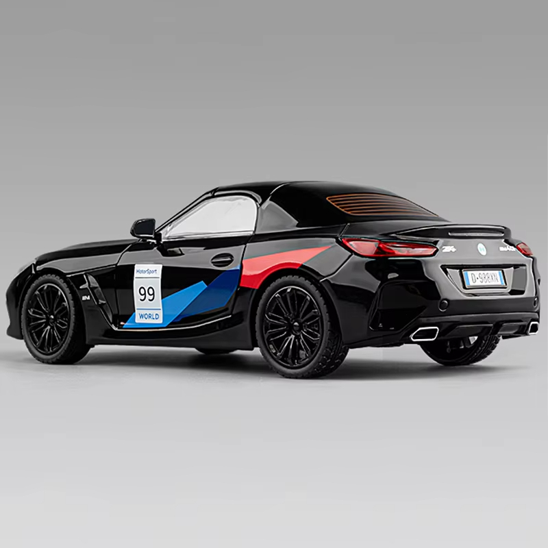 1: 24 BMW Z4 M40i Cân Hợp Kim Chuyển Đổi Mô Hình Xe Diecast Mô Hình Kim Loại Xe Âm Thanh & Ánh Sáng 