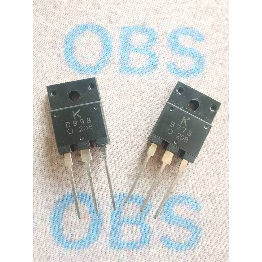 ((5 cái) B778 D998 KTB778 KTD998 Ống ghép nối công suất cao âm thanh 2SB778 2SD998