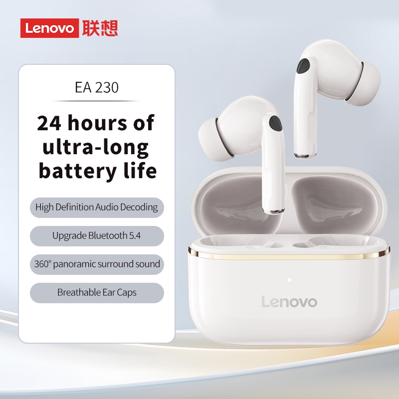 Tai nghe không dây Bluetooth Lenovo Thinkplus EA230 Tai nghe Mini Tai nghe Bluetooth Điều khiển cảm ứng Tuổi thọ pin dài HD Tai nghe giọng nói | BigBuy360 - bigbuy360.vn