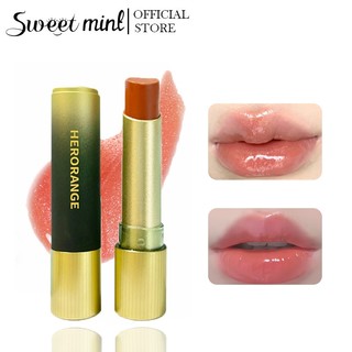 Son Bóng Herorange Mát Màu Nước Lấp Lánh Một Cú Nhấp Chuột Bóng Sáng Bóng Trang Diểm Môi