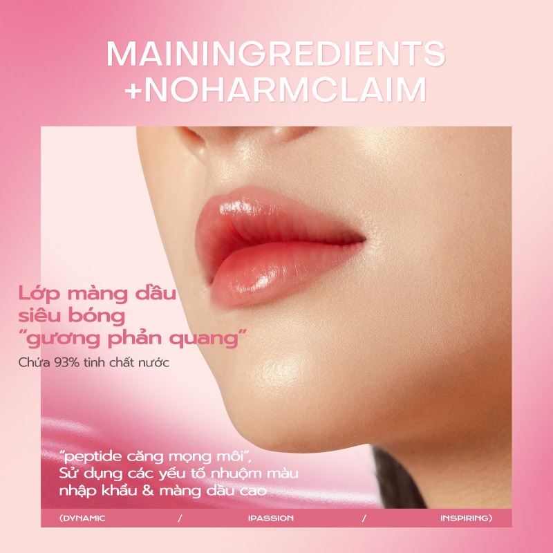 THƯƠNG HIỆU ĐẦY SỨC THANH XUÂN CỦA MISTINE Son nhuộm môi Kem phản quang Ispeak màu môi tâm trạng vui vẻ 3.5g | BigBuy360 - bigbuy360.vn