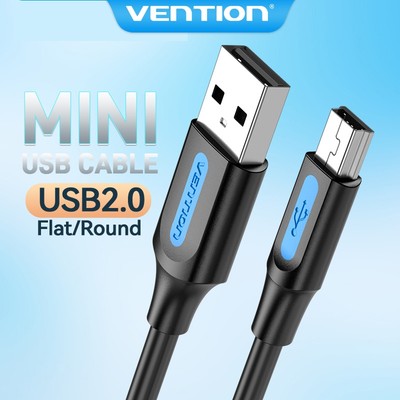 Dây cáp sạc Vention truyền dữ liệu đầu USB 2.0 type A sang B cho tay cầm PS3/máy MP3/ máy ảnh/ GoPro HERO4 Hero 3+