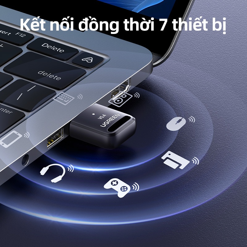 Ugreen USB Bluetooth 6.0 5.4 5.3 5.0 Bộ chuyển đổi Bộ thu phát Dongle không dây cho PC Windows 11 10 8.1 Tai nghe âm thanh nổi Bluetooth | BigBuy360 - bigbuy360.vn
