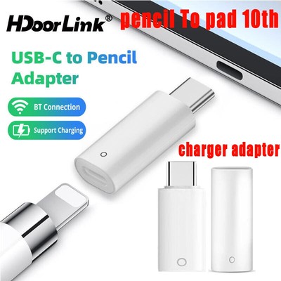 HdoorLink USB C sang pencil 1st Bộ chuyển đổi sạc USB-C sang IOS Bộ chuyển đổi IOS sang IOS Đầu nối